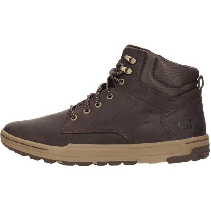 Caterpillar Bottillon Cuir Homme Marron