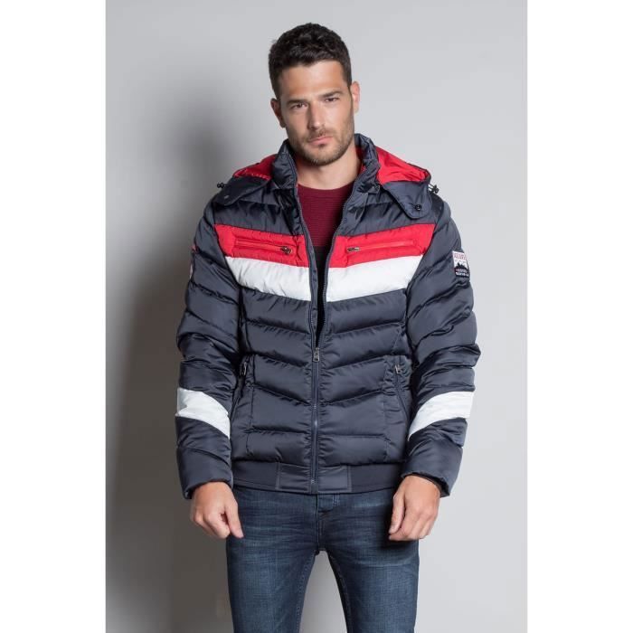DEELUXE Doudoune matelassée tricolore STORM Navy
