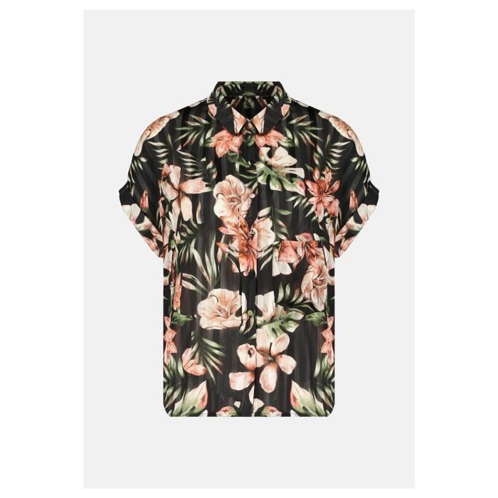 Deeluxe - Blouse - imprimée - L - Noir - Blouses & Chemisiers