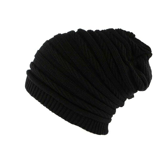 Bonnet Rasta Oversize Noir Jack Nyls Creation