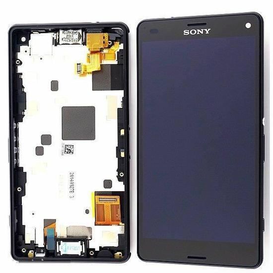 BO ECRAN LCD + VITRE TACTILE SONY XPERIA Z3 COMPACT D5803 ORIGINAL NOIR