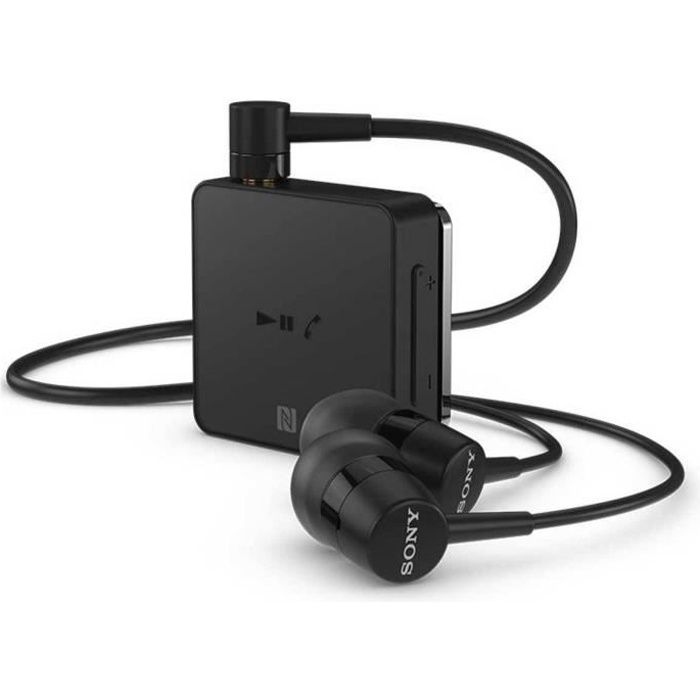 Écouteurs Universels Oreillette Bluetooth d'origine Sony SBH24 Noir