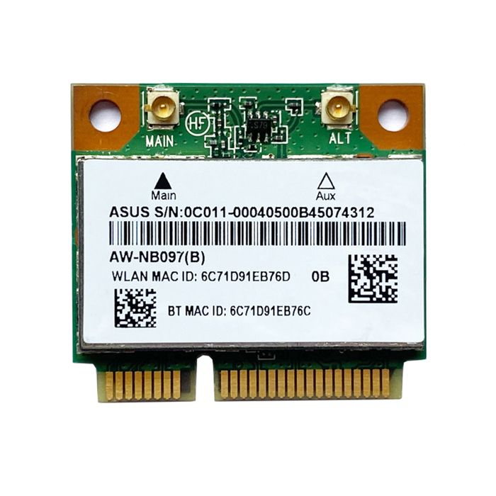Carte sans fil Half Mini PCI-E,Wi-Fi,Bluetooth 4.0,Atheros AR5B225,HP ...