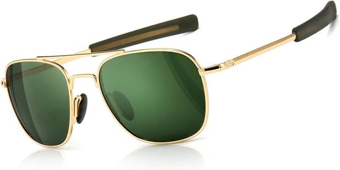 SOJOS Lunettes De Soleil Géométriques Métal Polarisé Hexagonal SJ1072 - Hommes Et Femmes