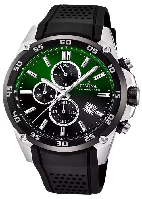 Montre - F20330/B - Homme - Acier inoxydable - Chronographe - 10 bars étanchéité