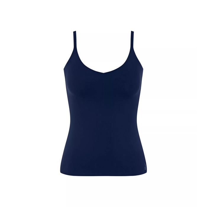 Débardeur femme Sloggi Zero Feel Spaghetti navy bleu