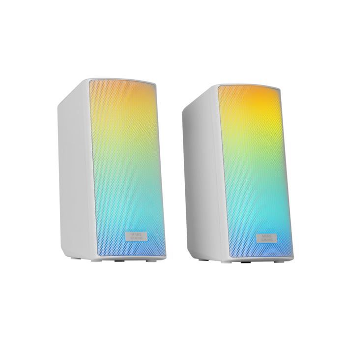 Haut-Parleurs Mars Gaming MSRGB2 – 15W, Bluetooth 5.3, Éclairage RGB Dynamique - vue 9