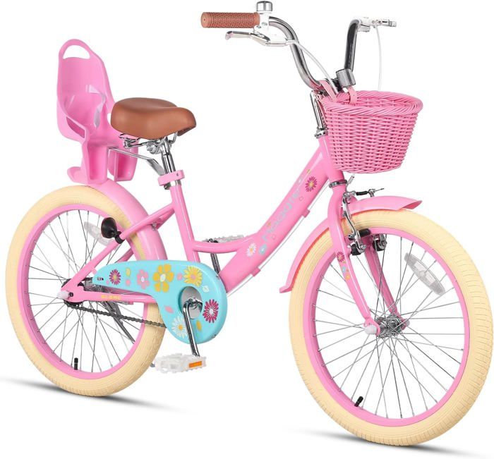 Glerc Maggie 20 Pouces vélo pour Fille 7-13 Ans vélo Enfant avec