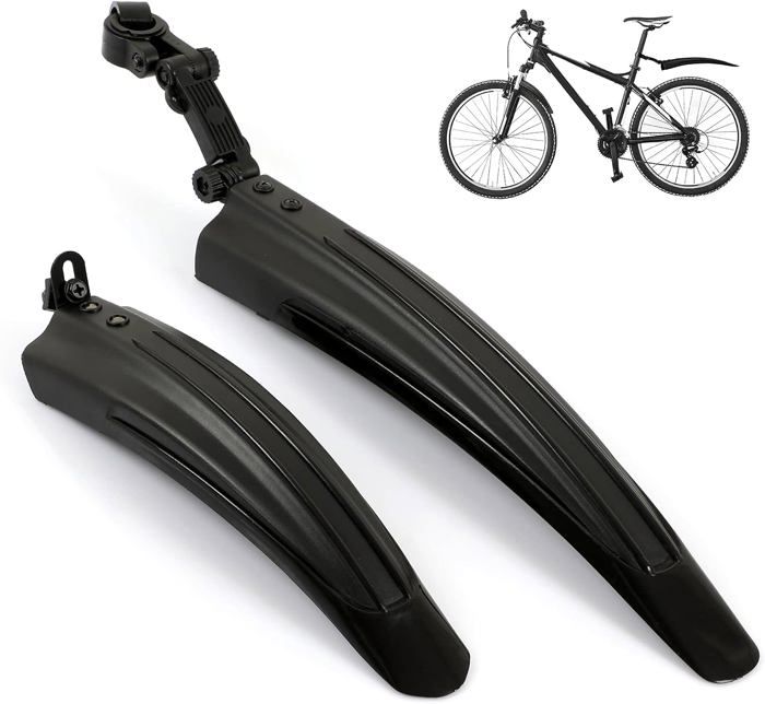 Kit De Garde-boue Avant/arrière Pour Vélo – Plastique, Universel, Multi-tailles, Neuf