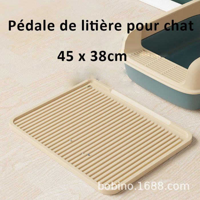 Meilleurs prix pour Tapis de litiere pour chat Anti-sortie Tapis de bac a litiere pour chat Anti-eclaboussures Lavable 45 x 38cm Creme PZCC