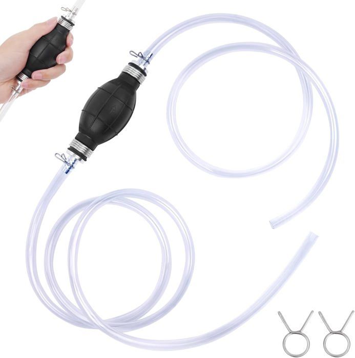 Pompe à siphon à carburant, pompe à huile, pompe à siphon à essence avec tuyau de siphon de 2 m Pompe à siphon à carburant, pompe à huile, pompe à siphon à essence avec tuyau de siphon de 2 m
