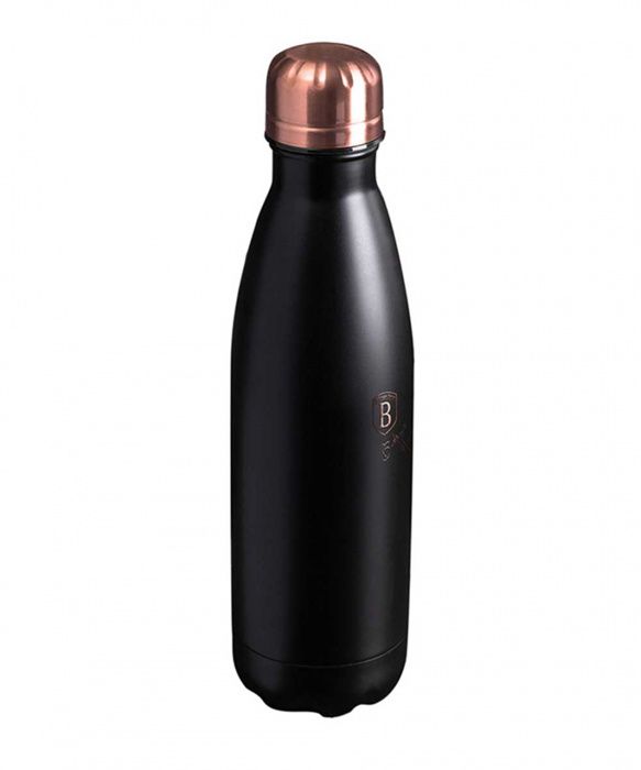 Bouteille thermique - BERLINGER HAUS - BH-6400 - Acier inoxydable - 500ml - Noir