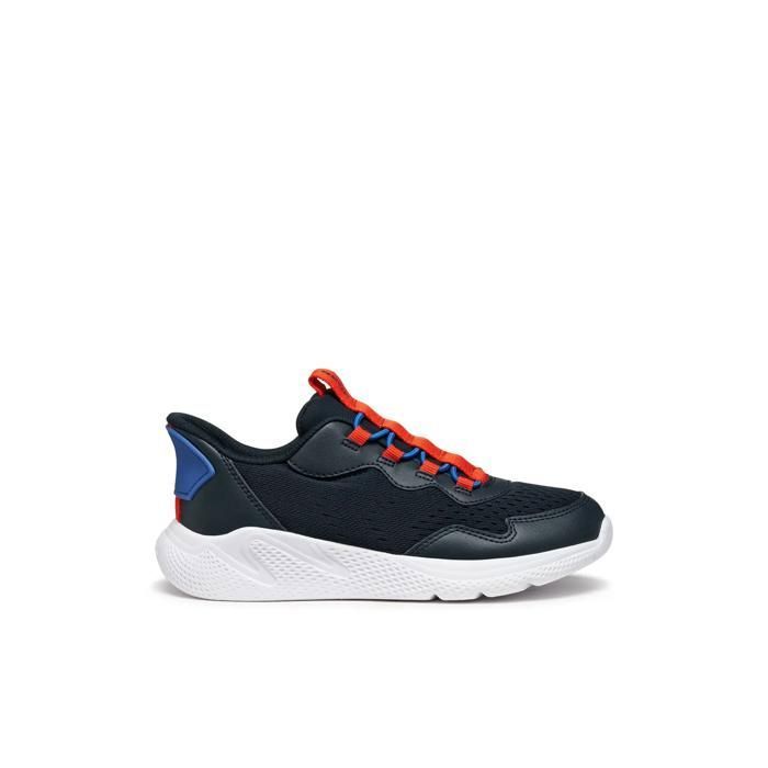 Baskets enfant Geox Sprintye Fast In - bleu marine / rouge