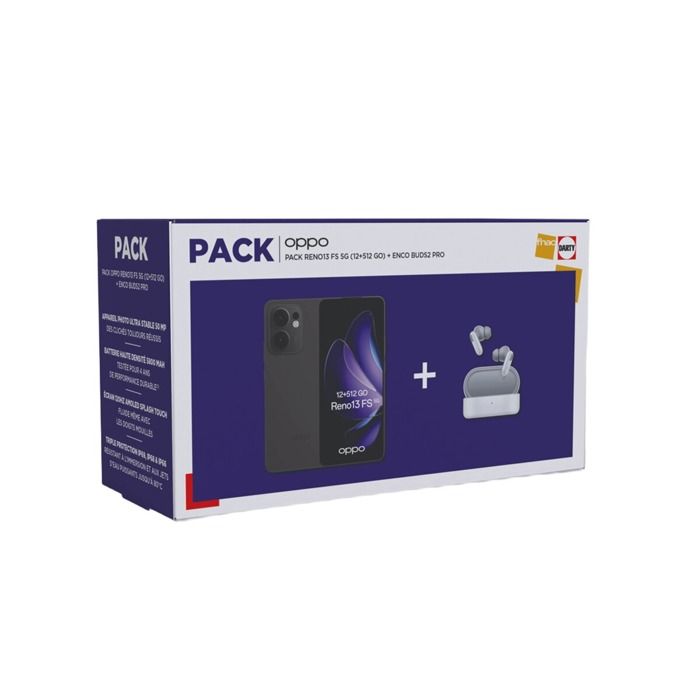 Pack Reno 13 FS 5G + Oppo Buds 2 Pro - vue 3