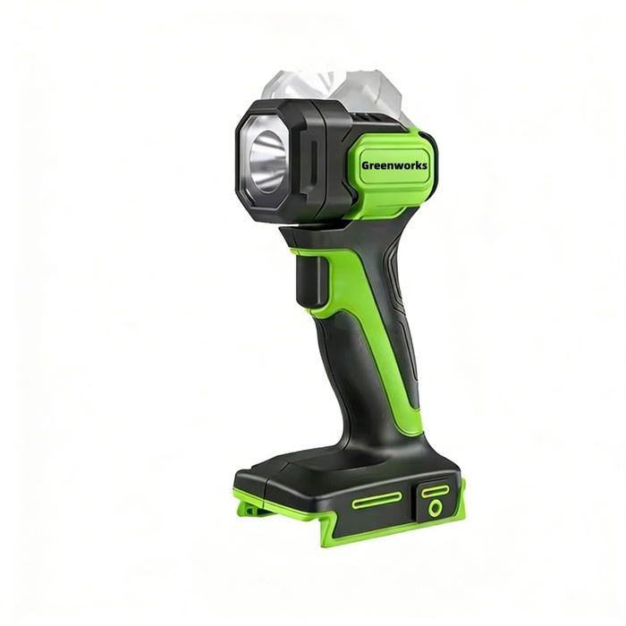 Lampe Torche LED - GREENWORKS - WLG910 - Sans fil - 200 Lumens - Rechargeable USB
