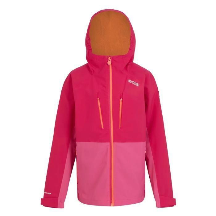 Veste imperméable enfant Regatta Highton V - pink potion/flamingo pink
