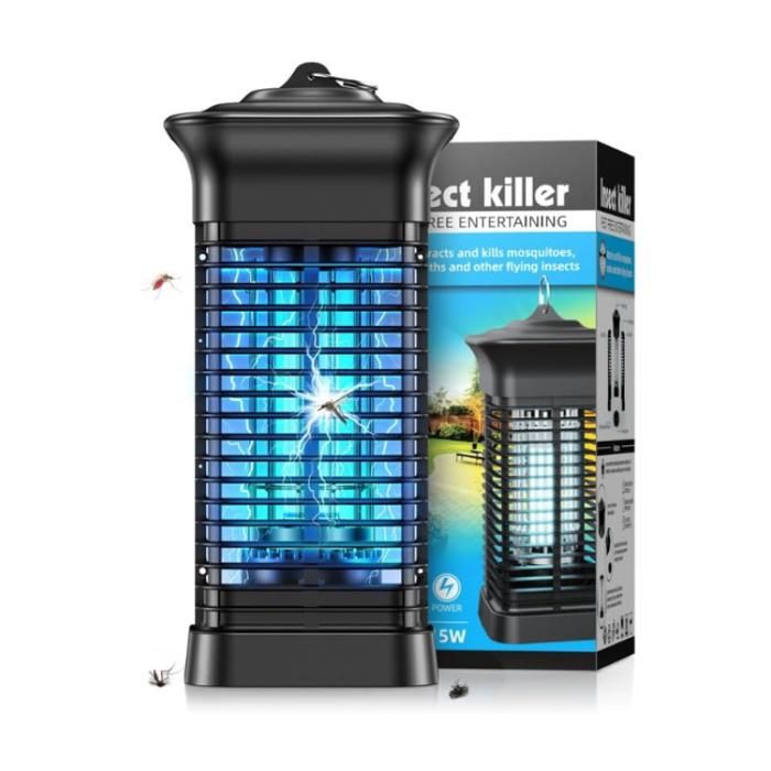 Lampe Anti Moustique Tue Mouche Électrique Anti Insectes Répulsif Efficace