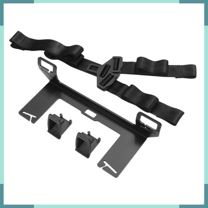 KEENSO Support ISOFIX Kit de montage universel dancrage de retenue de siège denfant de voiture remplacement pour moto kit Noir