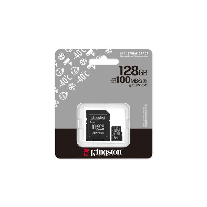 Carte microSD Kingston Industrial 128 Go