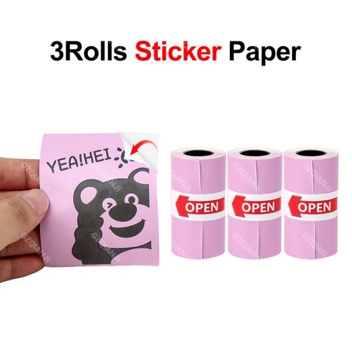 Rouleau Papier Thermique Autocollante