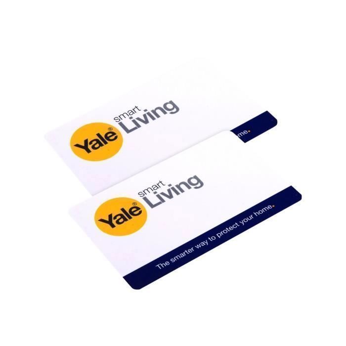 Yale Key Card Étiquette RFID (pack de 2) Cdiscount Bricolage