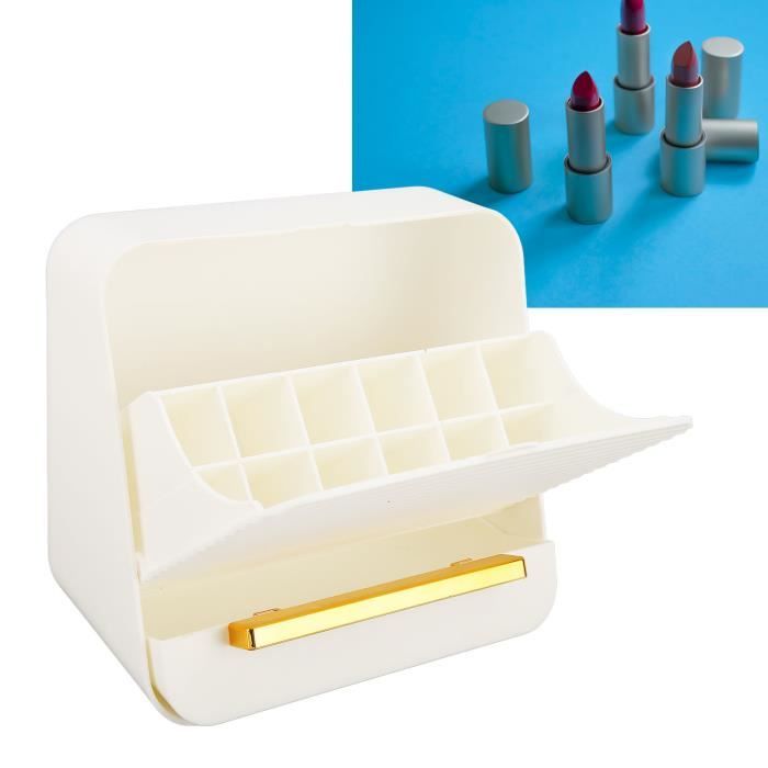 Boîtes à Rouge à Lèvres En Brocart Chinois - Lot De 5 - Avec Miroir - Dimensions 9x3,5x3,5 Cm - PVC Rigide Et Cuir PU