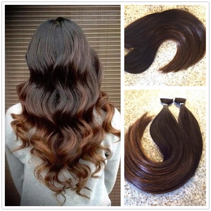 balayage brune foncé