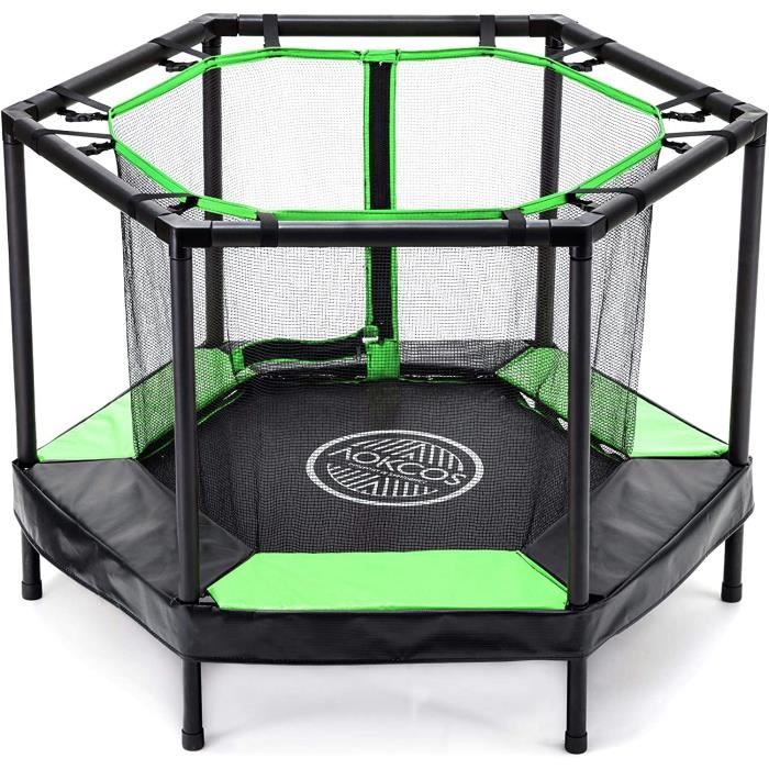 Trampoline enfant 3-8 ans avec Charge max de 20 Kg- Zippée - 167 cm Trampoline enfant 3-8 ans avec Charge max de 20 Kg- Zippée - 167 cm