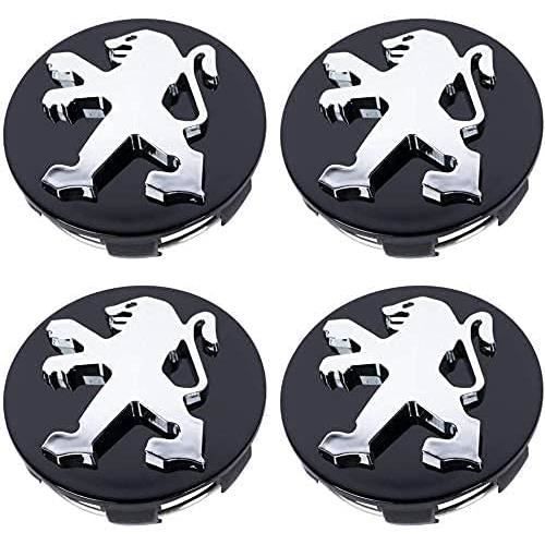 Adesivi Logo 'G T' Neri Per Peugeot 3008, 5008, 208, 508, 308, 408 - 2 Pezzi, Plastica ABS, Autoadesivi, Decorazione Auto