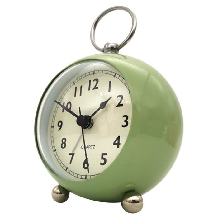 Mignon silencieux de chevet Quartz Horloge De Table Réveil Lumière Nuit Bureau Horloge Mignon silencieux de chevet Quartz Horloge De Table Réveil Lumière Nuit Bureau Horloge