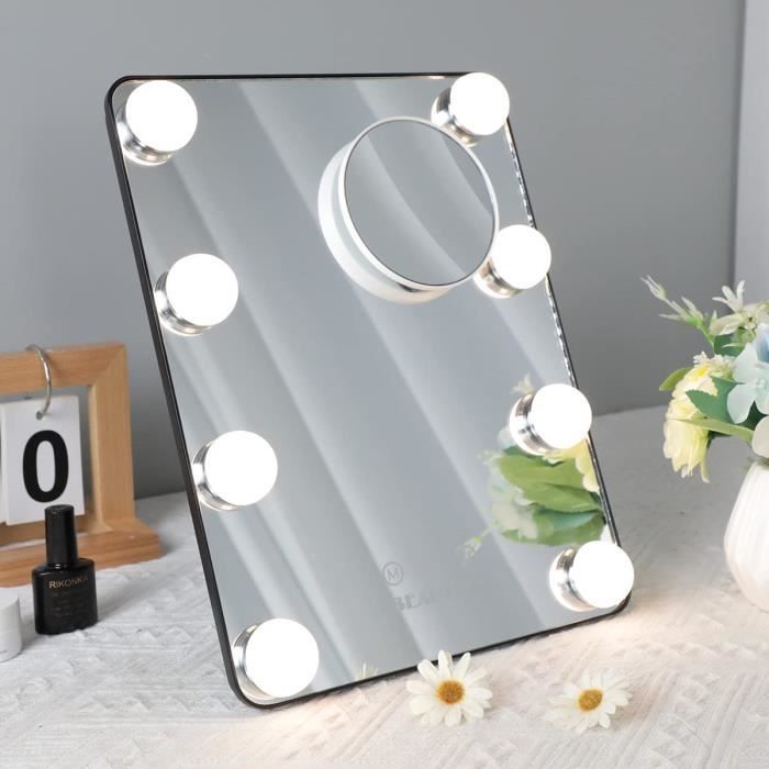 Miroir De Maquillage Simple En Bois Massif Avec Miroir De Table Simple
