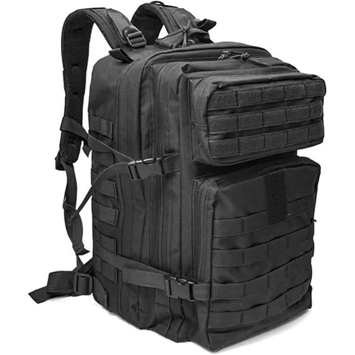 Sac à Dos Tactique 45L Militaire - Étanche - Compatible Ordinateur 17" - Système MOLLE - Pour Randonnée, Trek, Chasse, Camping
