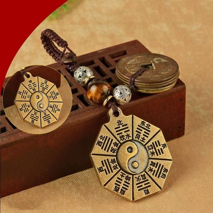 Miroir Pa Kua Ou Ba Gua Décoratif Du Feng Shui Traditionnel