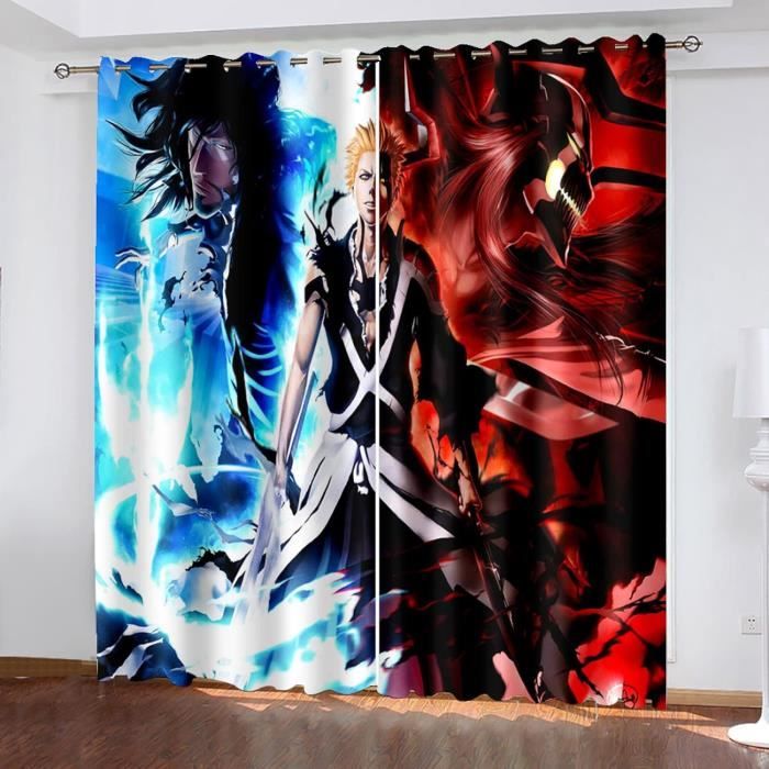 MAYNUO Rideaux Enfants pour Chambre 3D Fleurs De Lys Rouges Rideau Occultant À Oeillets Rideau Anti Froid Thermique Isolant À Motif 140x160 Cm Occultants Isolant Thermiques