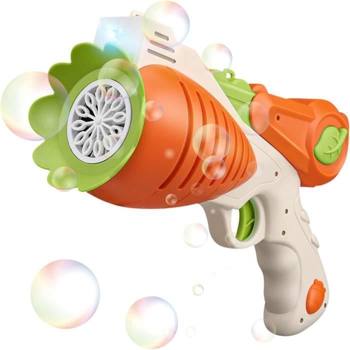 Pistolet à Bulles Savon Astronaute LED - 4000+ Bulles/min - Portable Et Amusant Pour Enfants - Cadeau Fête Ou Anniversaire