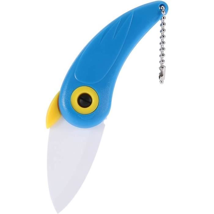 Mini Couteau Pliant Titane – Ouvre-bouteille Porte-clés – Outil EDC Camping