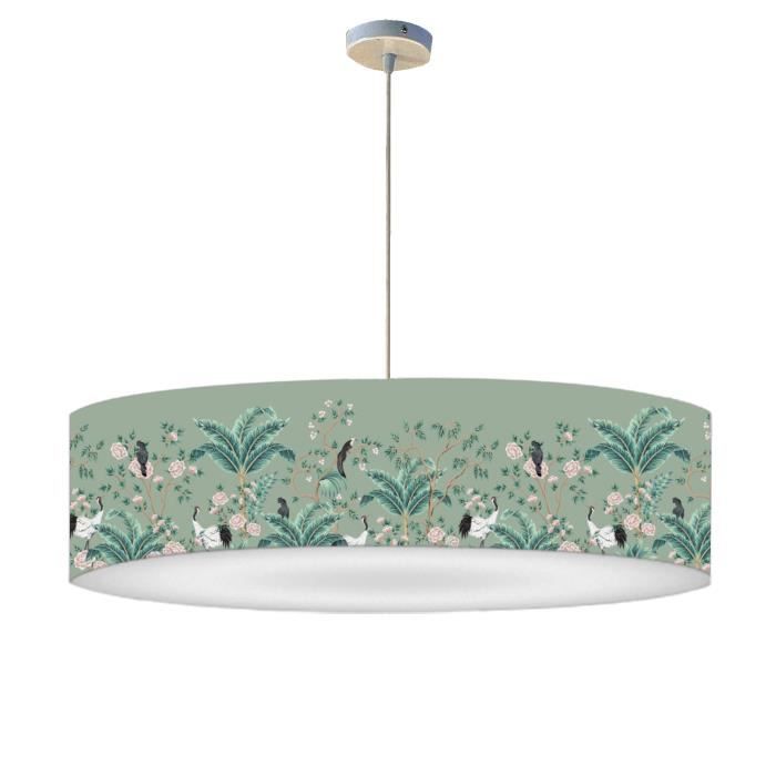 Abat-jour Suspension VERTBAUDET - Thème Jungle - Vert - 20cm - Pour Ampoule E27 Max 60W