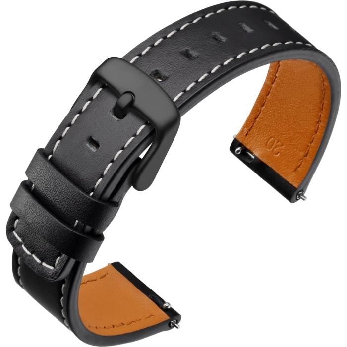 Bracelet montre cuir 2025 18mm