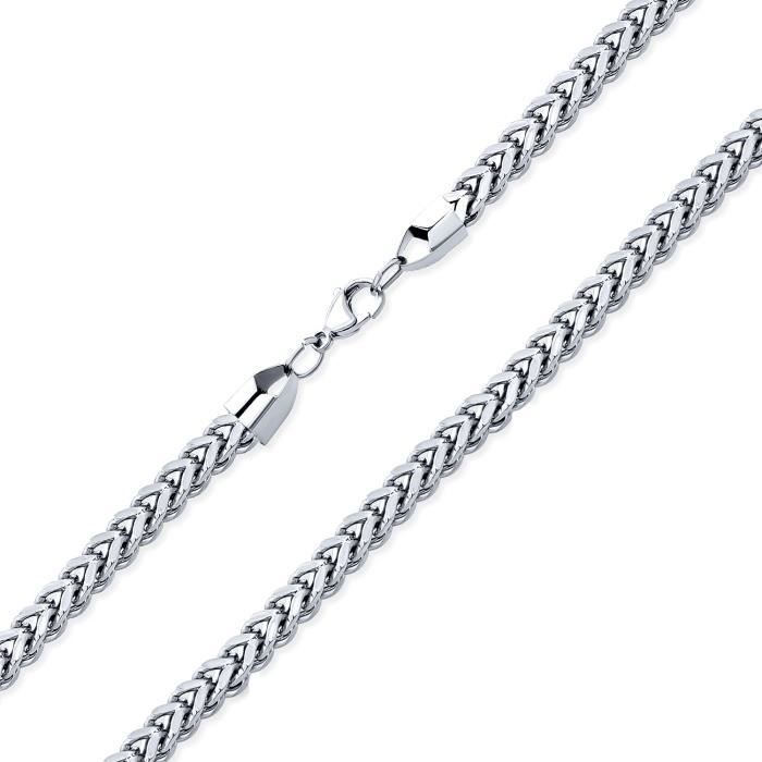 Collier Chaîne Argenté 2 Mm - Rempli D'argent, Classique, Vente En Gros, Neuf Sans Emballage