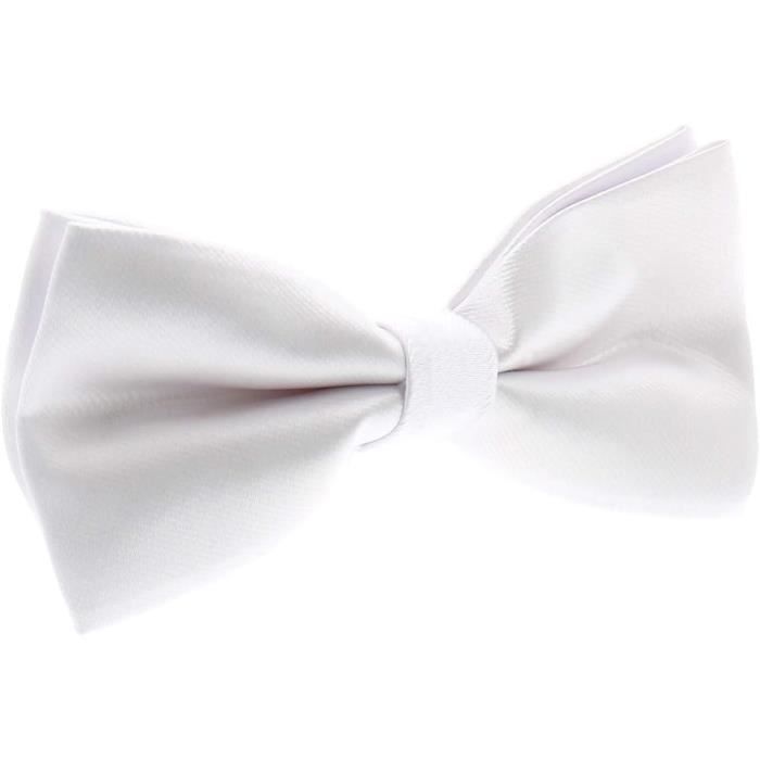 Nœud Papillon Satin - 30 Coloris - Prénoué Mariage Soirée - Adulte