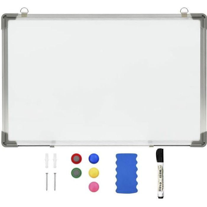 Ingshop C Tableau Blanc Magnetique Effacable A Sec Blanc 50x35 Cm Acier Cdiscount Beaux Arts Et Loisirs Creatifs