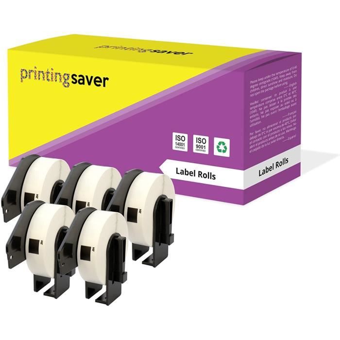 10 Rotoli Etichette Adesive Compatibili Brother P-Touch - 17mm X 54mm, 400 Etichette Per Rotolo - Foto 12