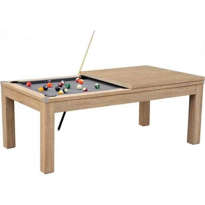 Table a manger convertible en billard 7FT Meyer - Hetre - Ta
