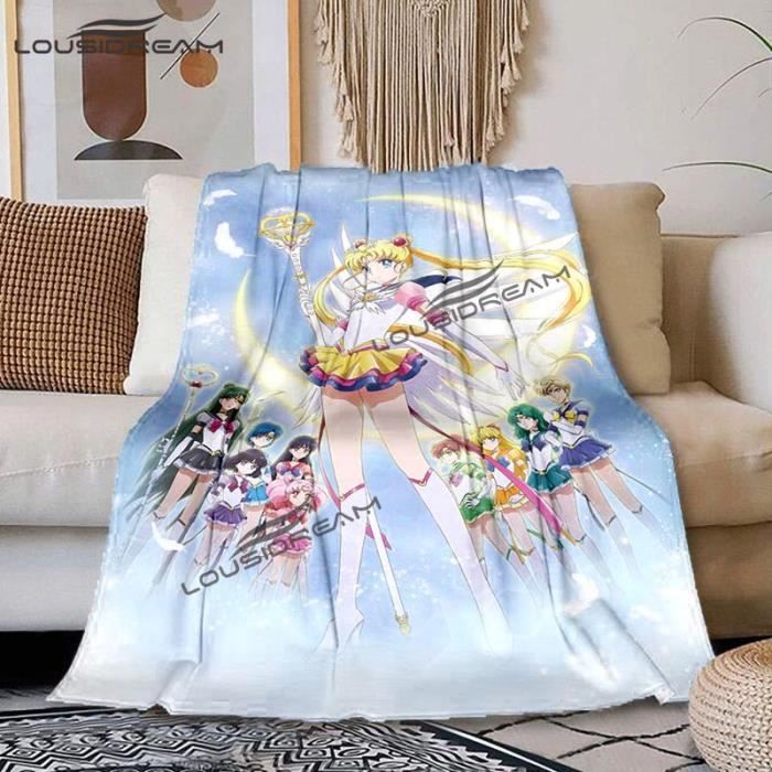 FLR14765 Sailor Moon Anime Blankets Anime Sheets Home Decor HD