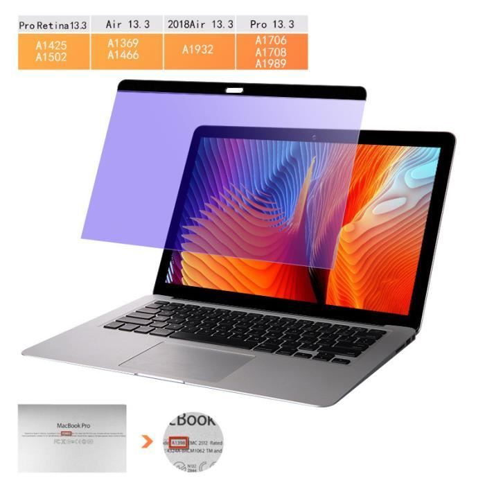 Film protection ecran pour MacBook Air Anti Lumiere Bleu Premium 13 filtrant Anti eblouissant Protection des Yeux Cdiscount Informatique