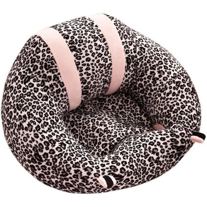 Qianle Sofa Bebe Support Assise Fauteuil Siege Bebe Apprentissage Antiderapant 43 43cm Imprime Leopard Cdiscount Puericulture Eveil Bebe