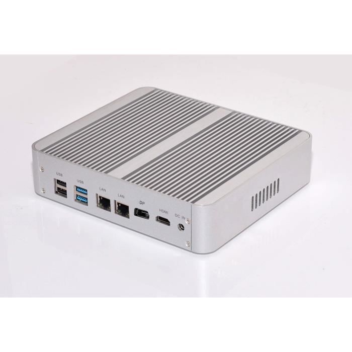 Achat Ordinateur de bureau 7th Generation Intel Core Kaby Lake R i5 7260U Industrial PC, Fanless PC, Mini PC silent PC, audiophile Hi-Fi with Rich IO: DP HDMI pas cher