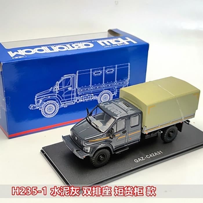 couleur H Camion de transport de Gaz soviétique en alliage moulé, échelle  1:43, modèle de camion jouet, cadea