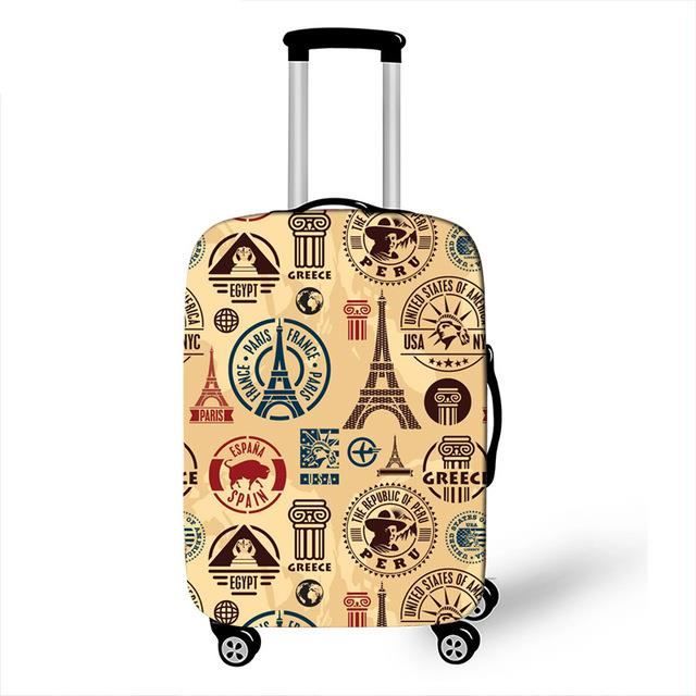 Studio Housse De Bagage Personnalisée Noir Classique Brossage