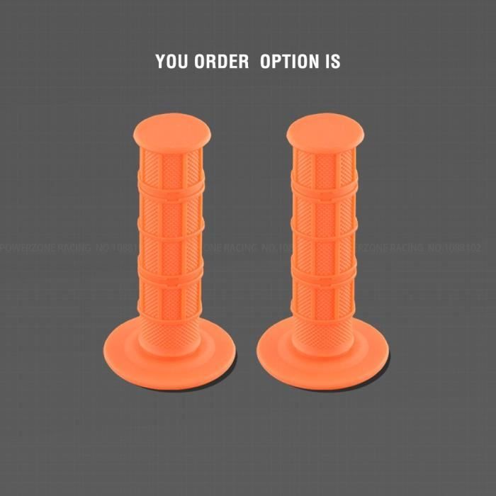 Poignées De Guidon Motocross ProTaper - Orange Transparent - Diamètre 22mm - Universelles